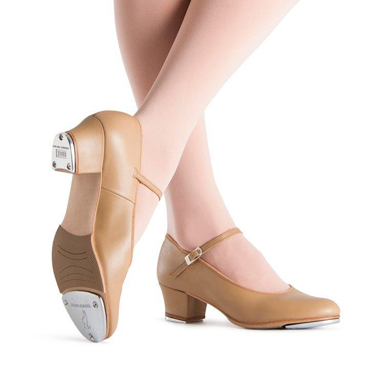 Bloch Heeled Tap Shoe Tan