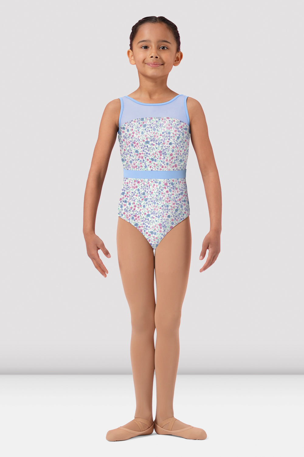 Ditsy Scoop Back Tank Leotard