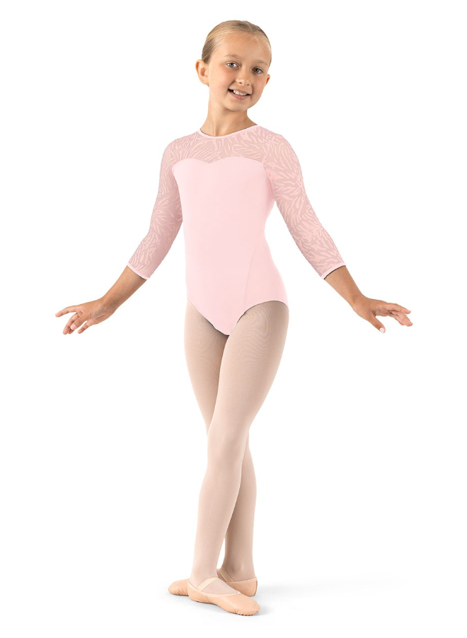 Bloch Sahara High Neckline 3/4 Sleeve Leotard CL1066